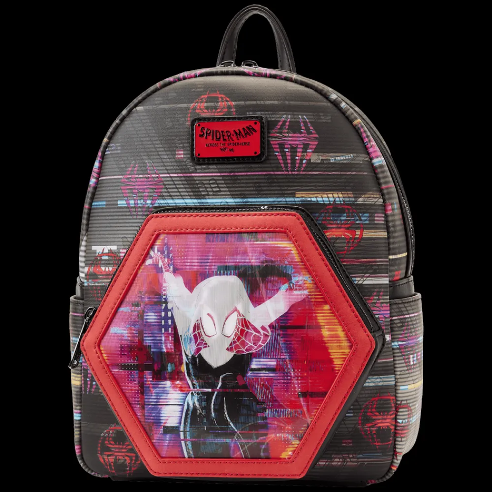 Marvel Across The Spider-Verse Lenticular Mini Backpack Discount