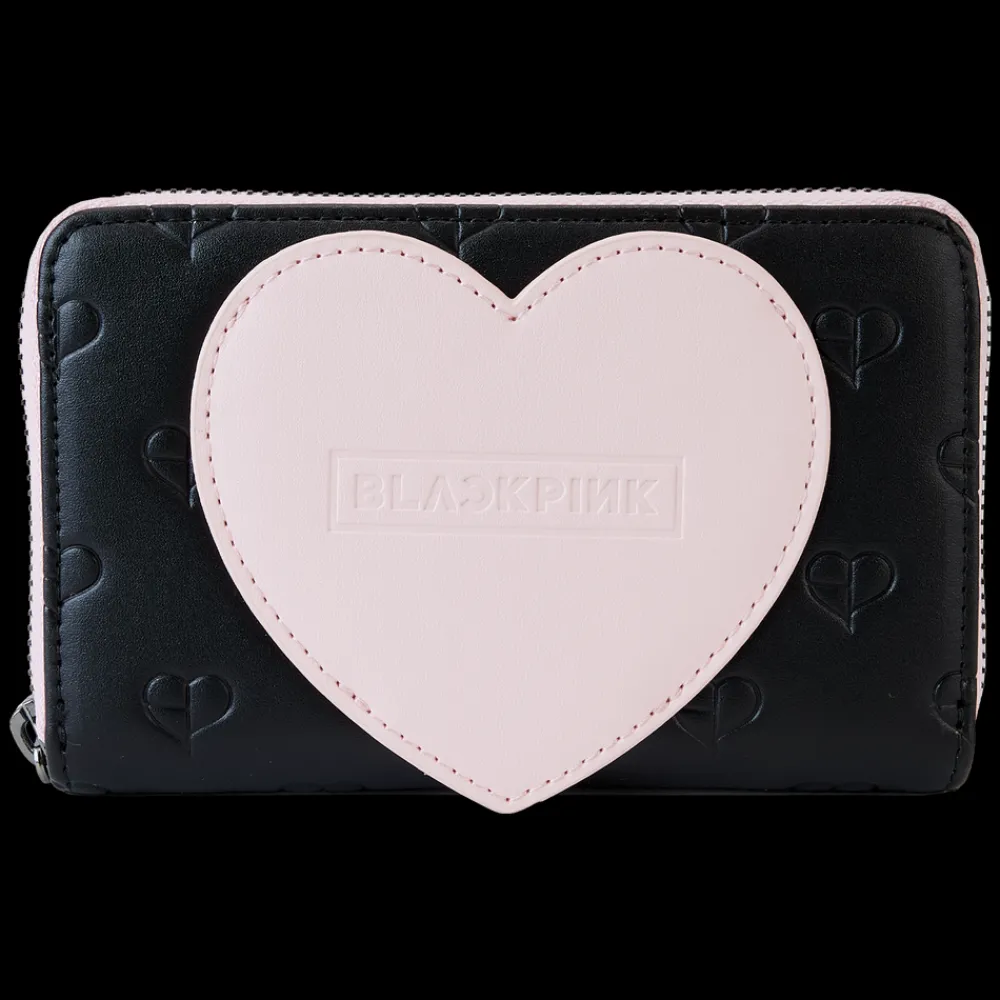 BLACKPINK All-Over Print Heart Zip Around Wallet Online