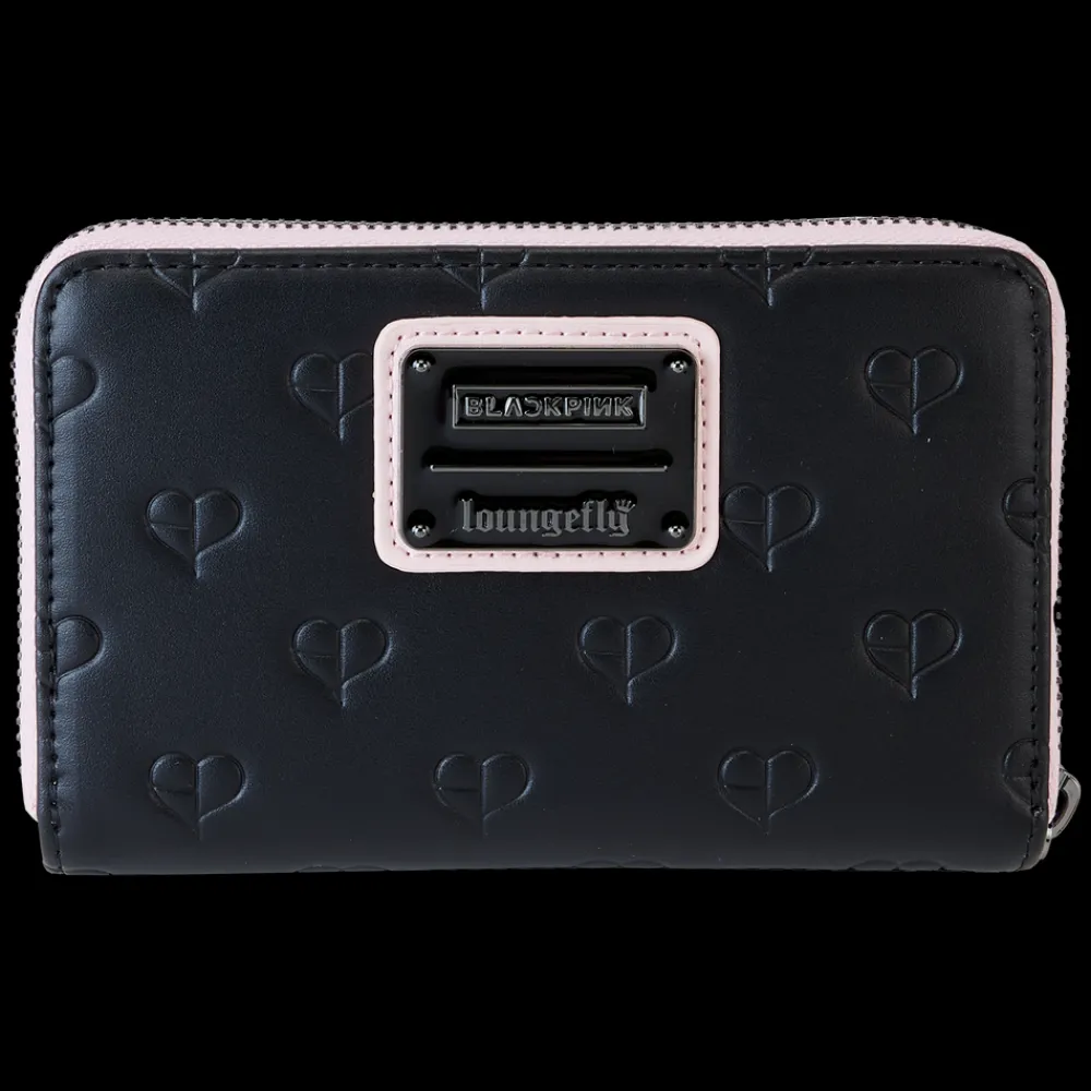 BLACKPINK All-Over Print Heart Zip Around Wallet Online