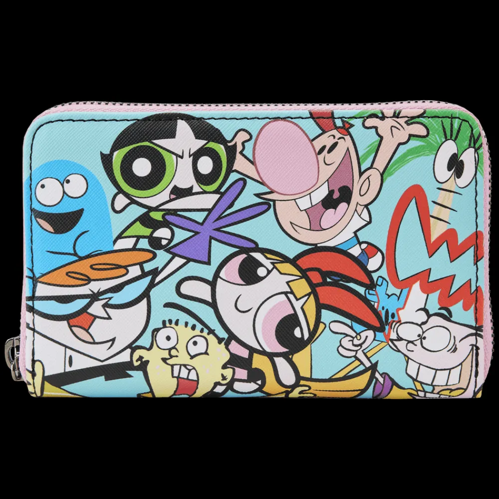 Cartoon Network Retro Collage Zip Around Wallet Outlet