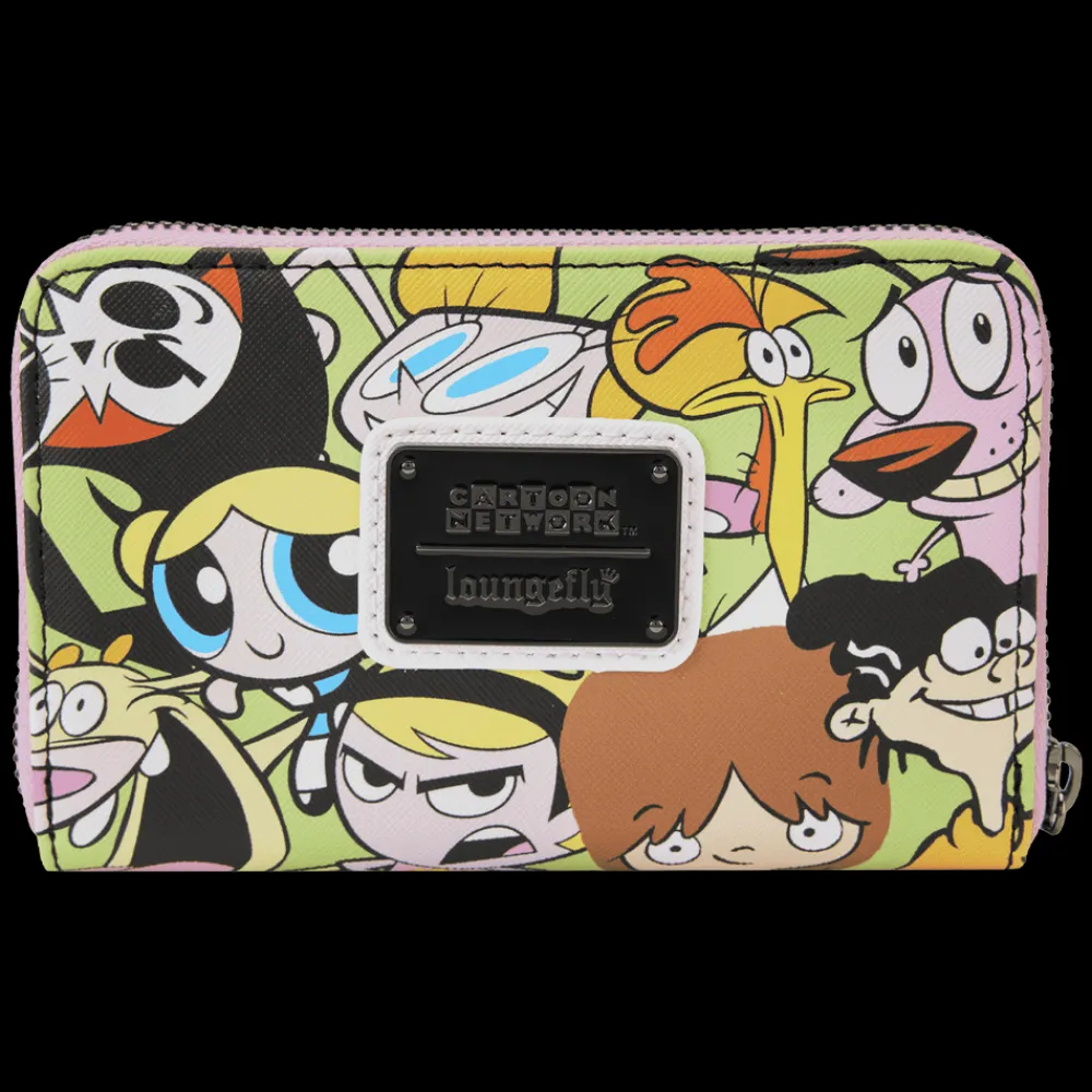 Cartoon Network Retro Collage Zip Around Wallet Outlet