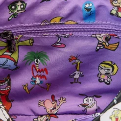 Cartoon Network Retro Collage Crossbody Bag With Coin Pouch Discount