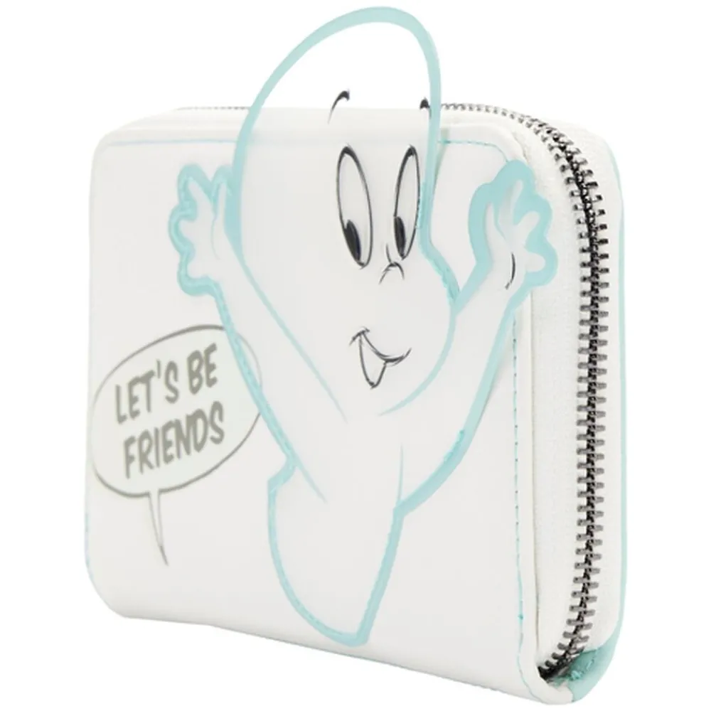 Casper the Friendly Ghost Glow Zip Around Wallet Flash Sale