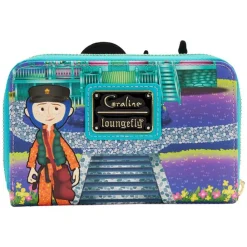 Coraline Glow In The Dark House Zip Around Wallet Outlet