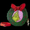 Dr. Seuss ' How The Grinch Stole Christmas! Wreath Lenticular Crossbody Bag Cheap