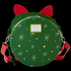 Dr. Seuss ' How The Grinch Stole Christmas! Wreath Lenticular Crossbody Bag Cheap