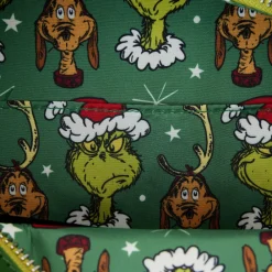 Dr. Seuss ' How The Grinch Stole Christmas! Wreath Lenticular Crossbody Bag Cheap