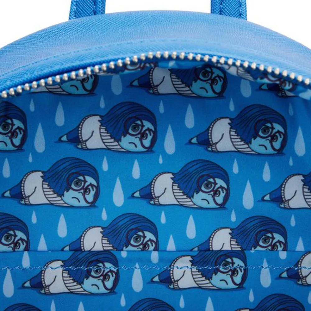 Pixar Exclusive - Inside Out Sadness Cosplay Mini Backpack New