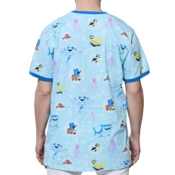Pixar Finding Nemo 20Th Anniversary Bubbles Unisex Ringer Tee Fashion