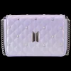 BTS Funko Pop! By Loungefly Logo Iridescent Purple Crossbody Bag Flash Sale