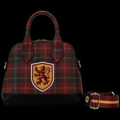Harry Potter Gryffindor Patch Varsity Plaid Crossbody Bag Best Sale
