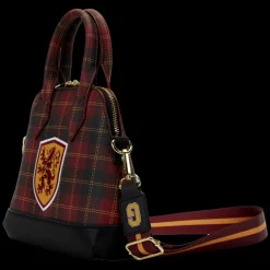 Harry Potter Gryffindor Patch Varsity Plaid Crossbody Bag Best Sale