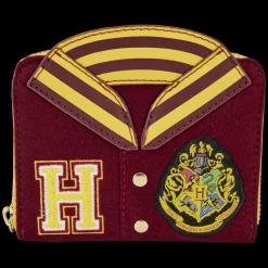 Harry Potter Hogwarts Crest Varsity Jacket Zip Around Wallet Best