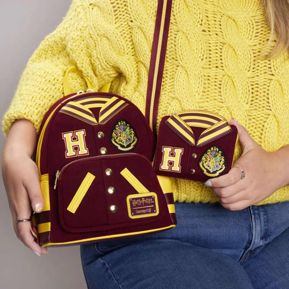 Harry Potter Hogwarts Crest Varsity Jacket Zip Around Wallet Best