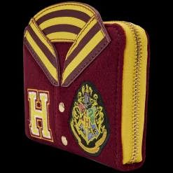 Harry Potter Hogwarts Crest Varsity Jacket Zip Around Wallet Best