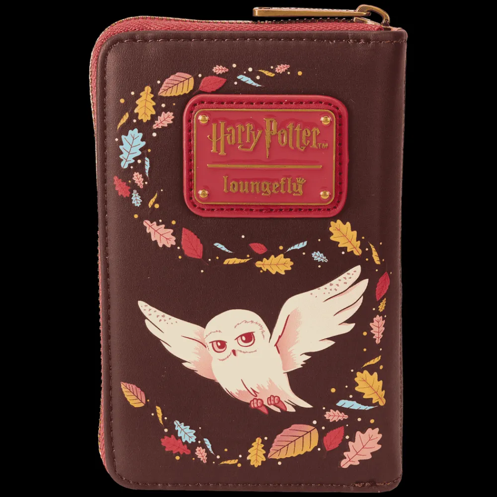 Harry Potter Hogwarts Fall Leaves Zip Around Wallet Shop