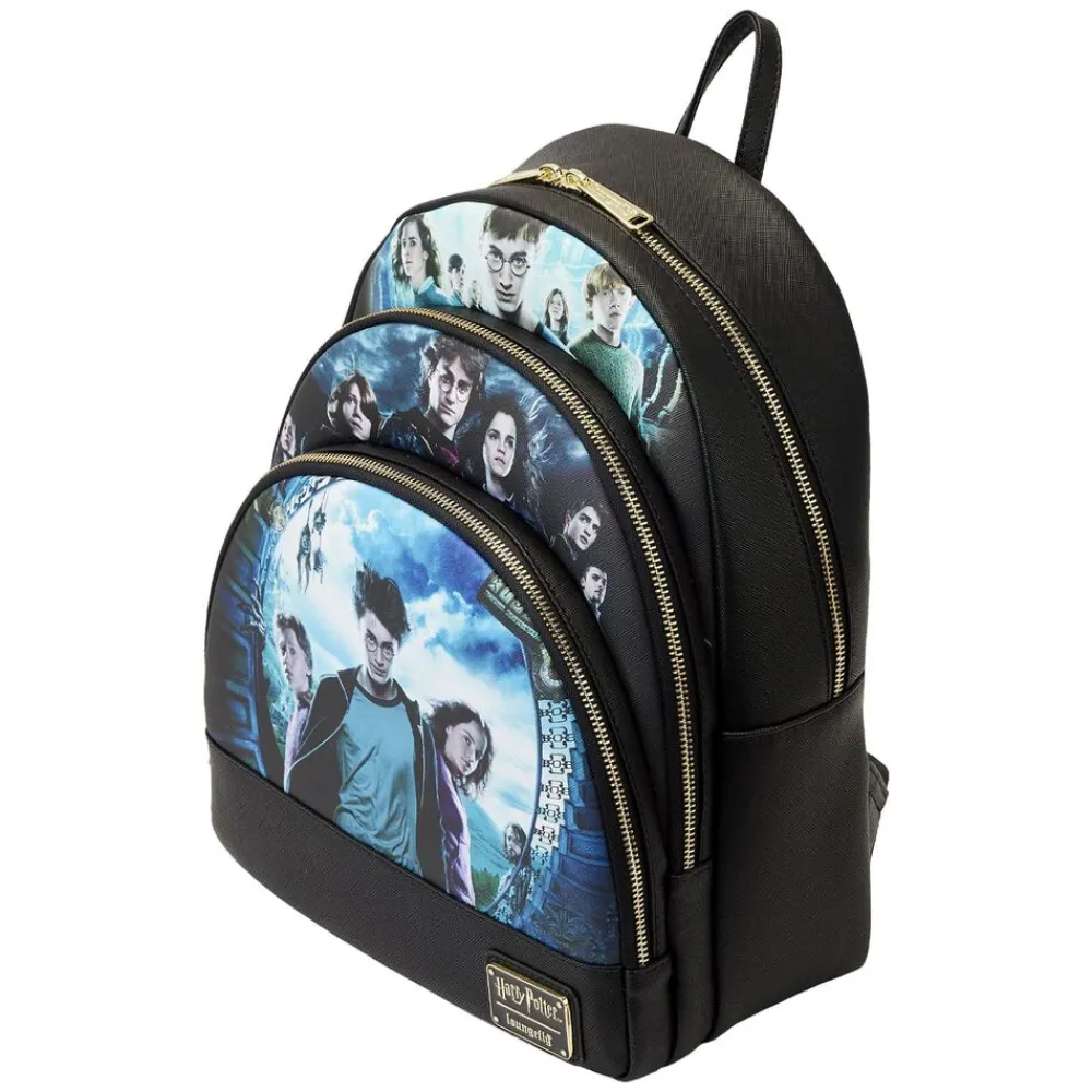 Harry Potter Movie Posters Triple Pocket Mini Backpack Cheap