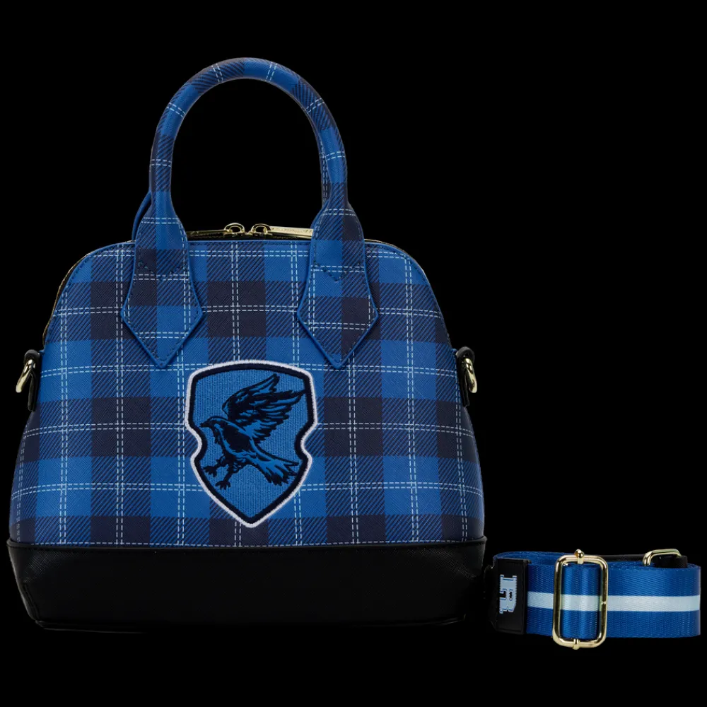 Harry Potter Ravenclaw Patch Varsity Plaid Crossbody Bag Cheap