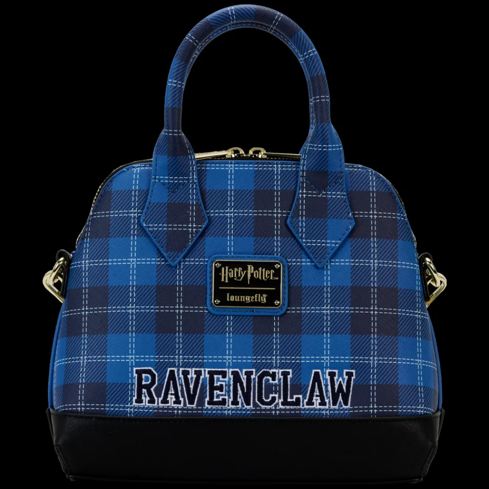 Harry Potter Ravenclaw Patch Varsity Plaid Crossbody Bag Cheap