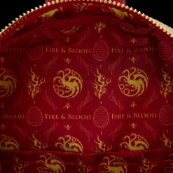 House of the Dragon All-Over Print House Targaryen Sigil Mini Backpack Store