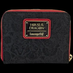 House of the Dragon All-Over Print House Targaryen Sigil Zip Around Wallet Cheap