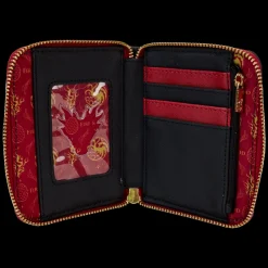 House of the Dragon All-Over Print House Targaryen Sigil Zip Around Wallet Cheap
