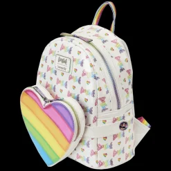 Lisa Frank Rainbow Heart Mini Backpack With Waist Bag Sale