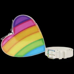 Lisa Frank Rainbow Heart Mini Backpack With Waist Bag Sale