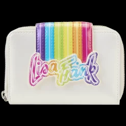 Lisa Frank Rainbow Logo Zip Around Wallet Best