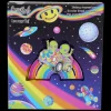 Lisa Frank Zoomer & Zorbit Rainbow 3" Collector Box Sliding Pin Fashion