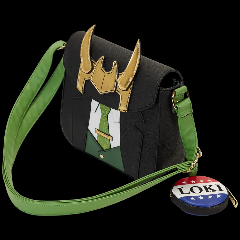 Marvel Loki For Preseident Cosplay Crossbody Bag With Coin Bag Cheap