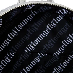 Loungefly 25Th Anniversary Logo Holographic Silver Sequin Mini Backpack Best Sale