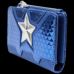 Marvel Metallic Captain America Cosplay Flap Wallet Online