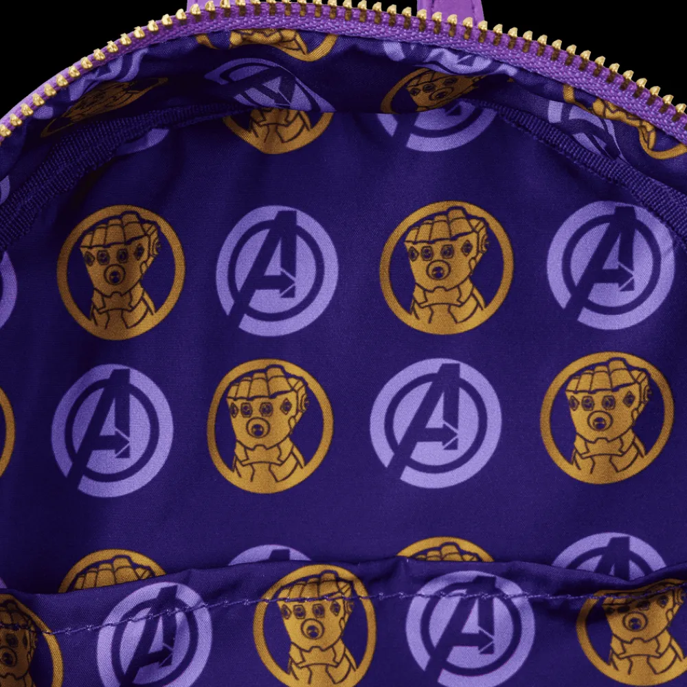 Marvel Metallic Thanos Gauntlet Mini Backpack Best