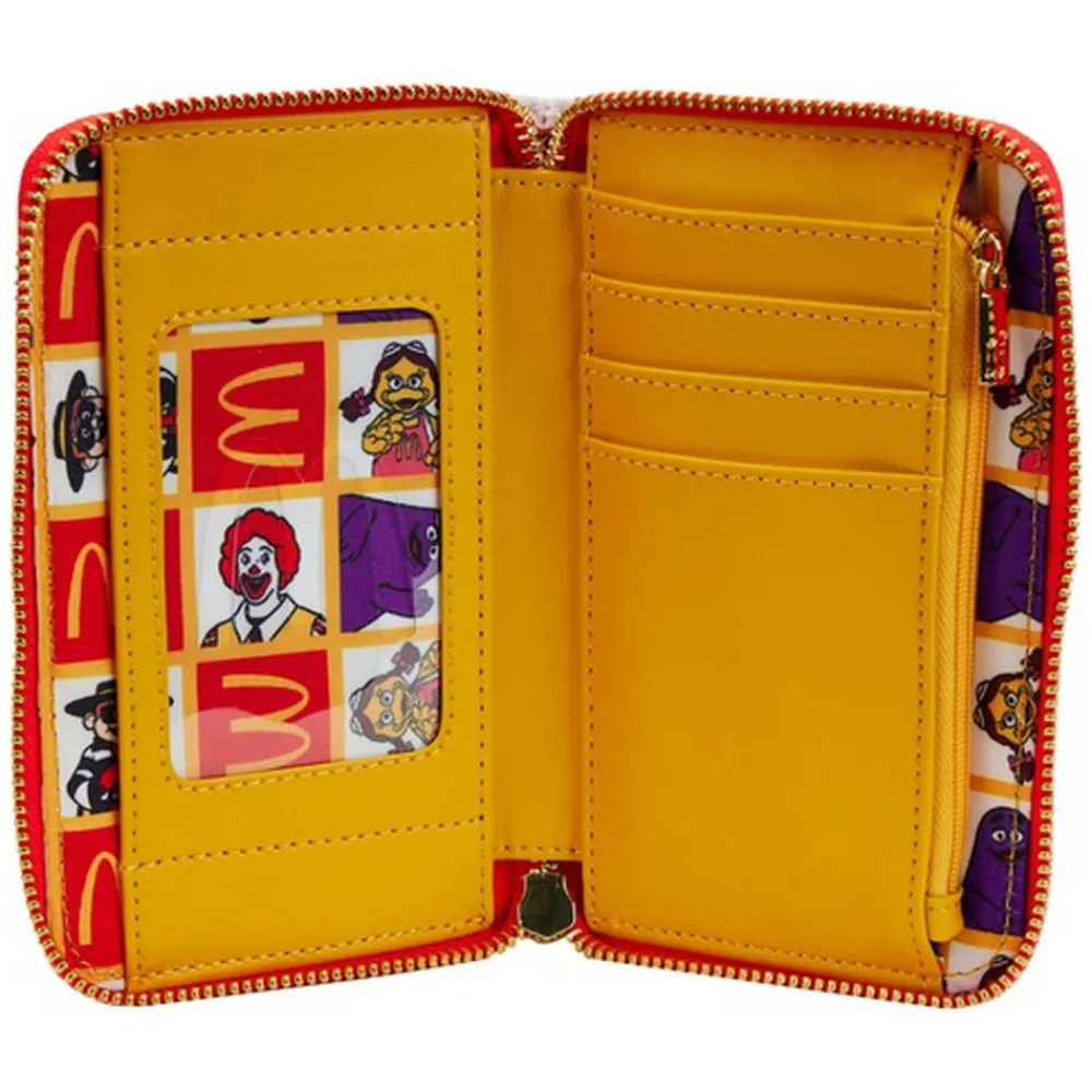McDonald's Ronald Mcdonald And Friends Zip Around Wallet Cheap