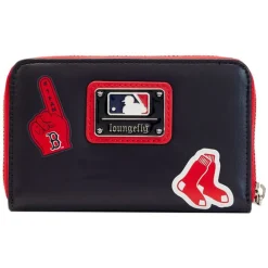 MLB Boston Red Sox Patches Zip Around Wallet Cheap