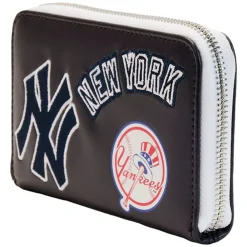 MLB Ny Yankees Patches Zip Around Wallet Fashion