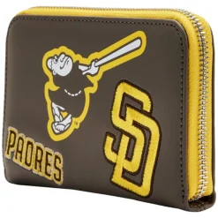 MLB Sd Padres Patches Zip Around Wallet Sale