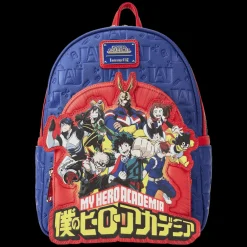 My Hero Academia Group Debossed Logo Mini Backpack Hot