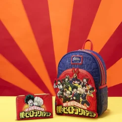 My Hero Academia Group Debossed Logo Mini Backpack Hot