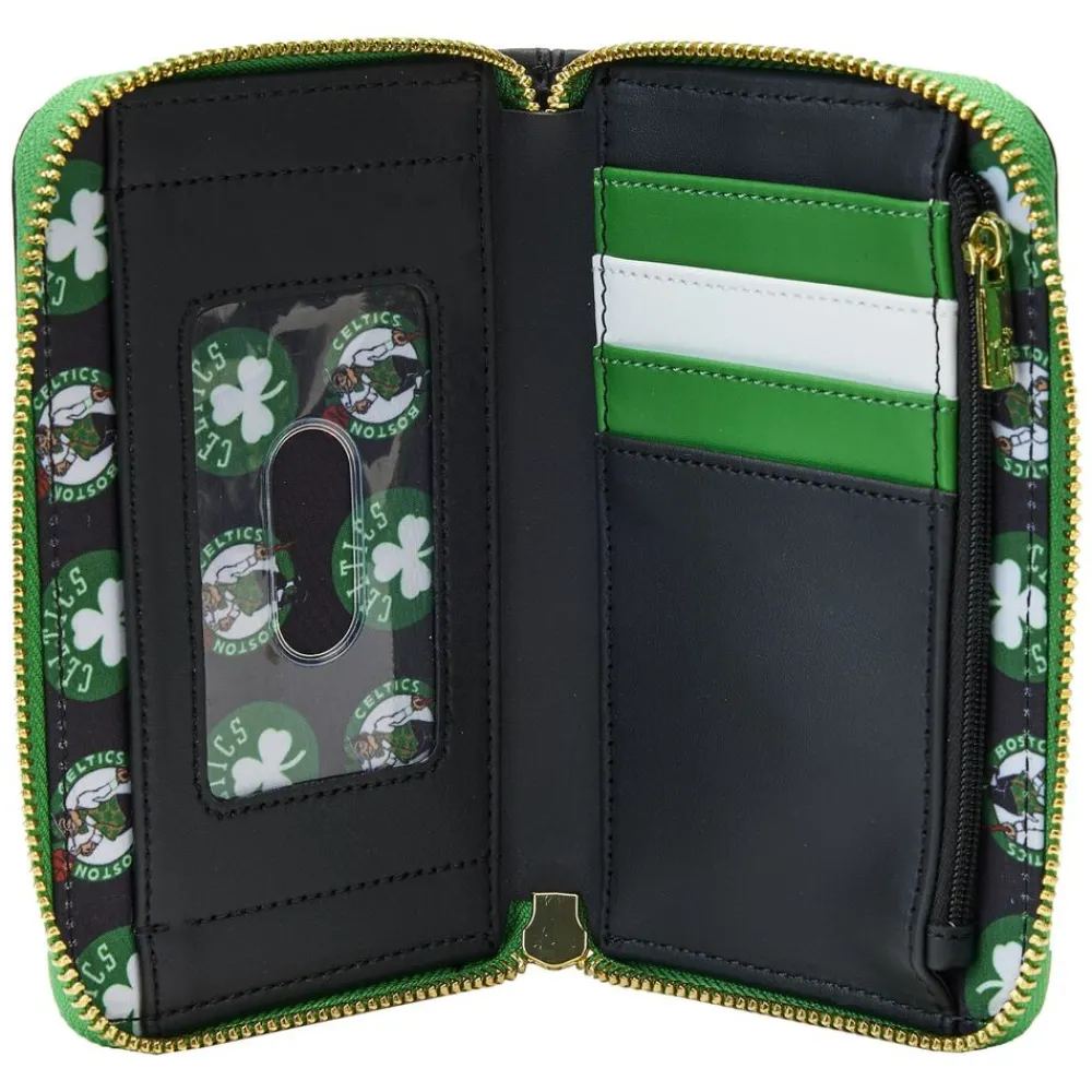 NBA Boston Celtics Patch Icons Zip Around Wallet Best