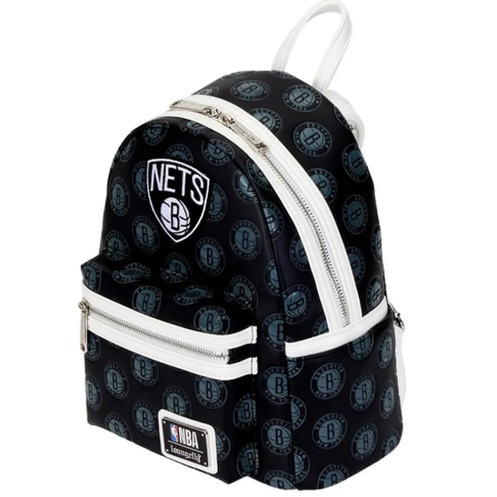 NBA Brooklyn Nets Logo Mini Backpack Cheap