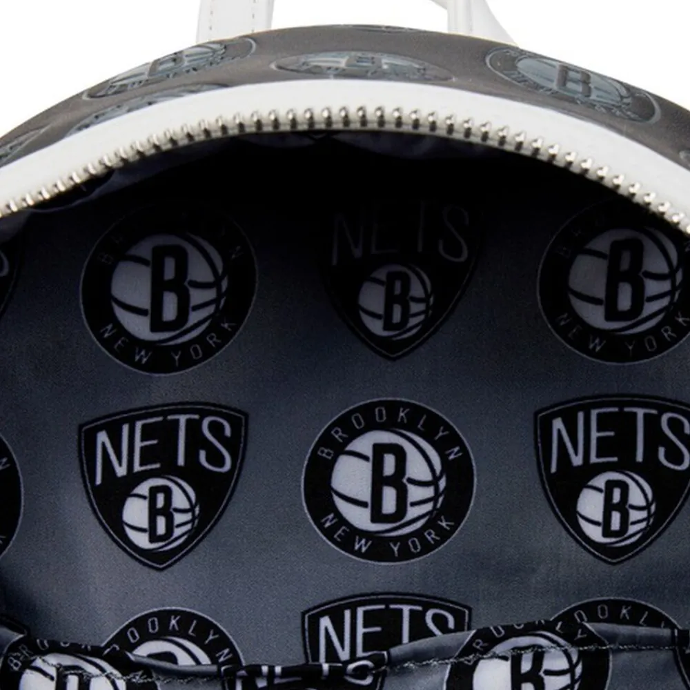 NBA Brooklyn Nets Logo Mini Backpack Cheap