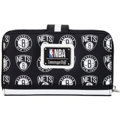 NBA Brooklyn Nets Logo Zip Around Wallet Store