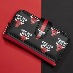NBA Chicago Bulls Logo Zip Around Wallet Store