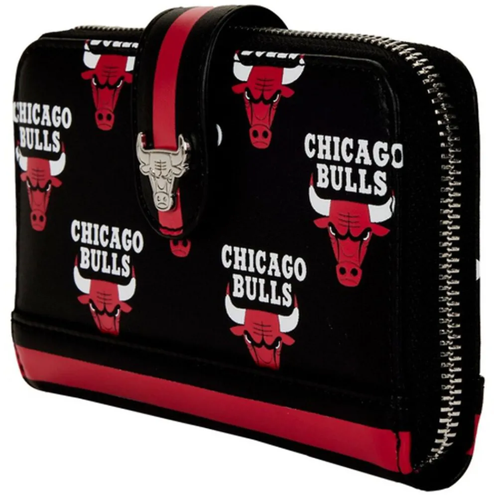 NBA Chicago Bulls Logo Zip Around Wallet Store