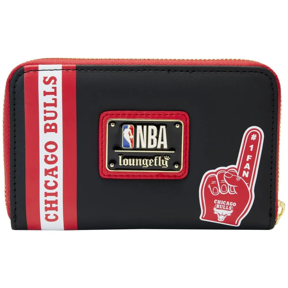 NBA Chicago Bulls Patch Icons Zip Around Wallet Online