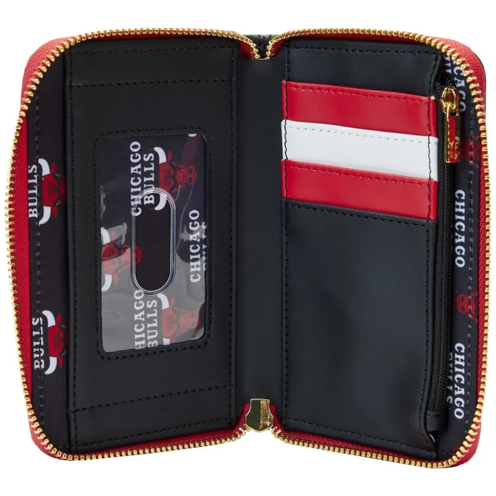 NBA Chicago Bulls Patch Icons Zip Around Wallet Online