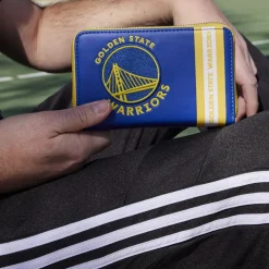 NBA Golden State Warriors Patch Icons Zip Around Wallet Cheap