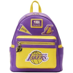 NBA Los Angeles Lakers Patch Icons Mini Backpack New